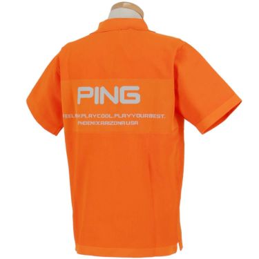 ピン PING　メンズ カノコ編み 半袖 ニット ポロシャツ 621-4172201　2024年モデル 詳細7