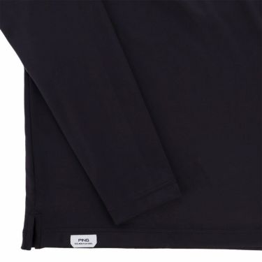 ピン PING　メンズ 微起毛 長袖 ボタンダウン ポロシャツ 621-4261903　2024年モデル 詳細5