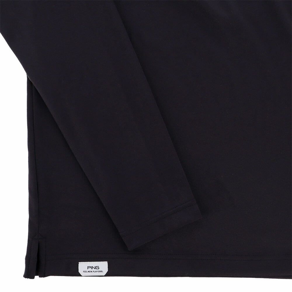 ピン PING　メンズ 微起毛 長袖 ボタンダウン ポロシャツ 621-4261903　2024年モデル 詳細5