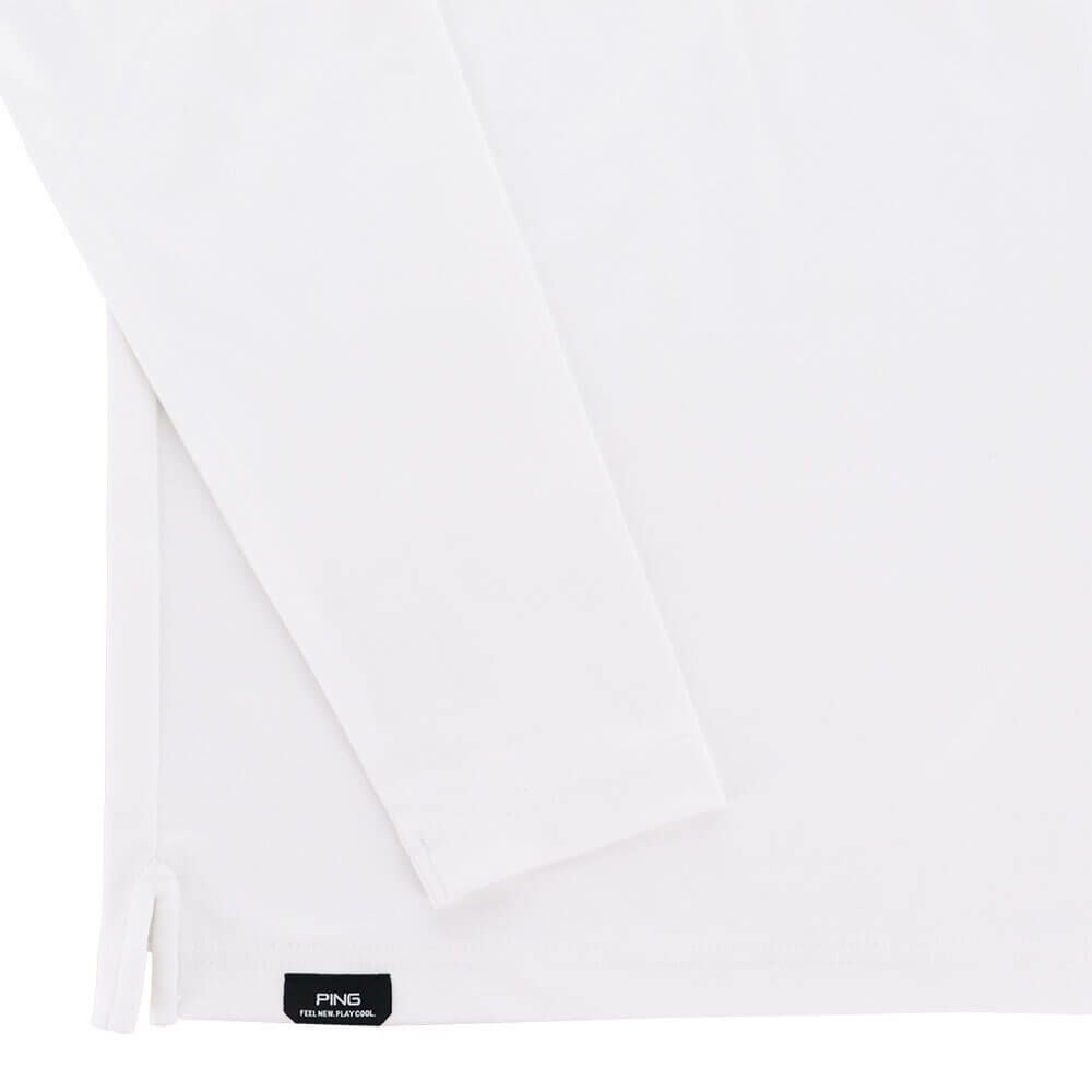 ピン PING　メンズ 微起毛 長袖 ボタンダウン ポロシャツ 621-4261903　2024年モデル 詳細9