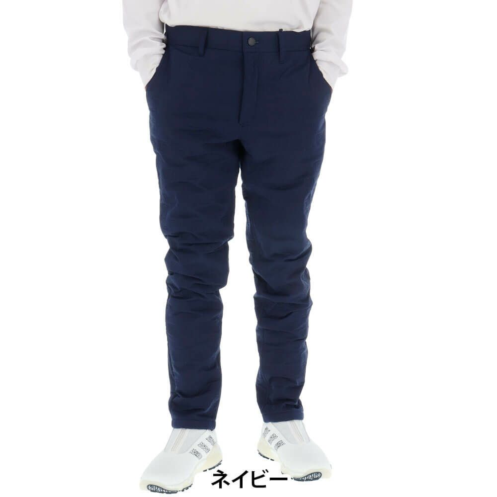 ピン PING　メンズ ソニックキルト 中綿 5ポケット ロングパンツ 621-323100　2024年モデル ネイビー