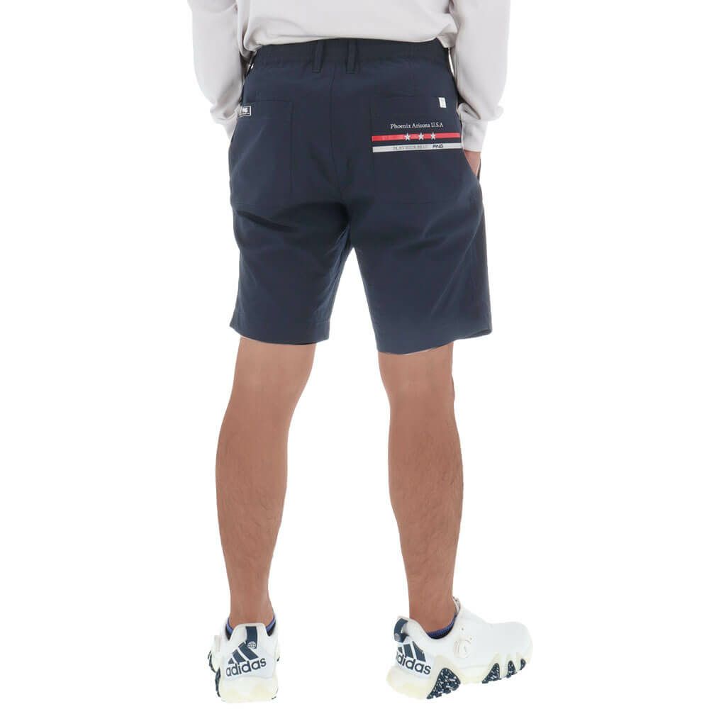 ピン PING　メンズ サッカーストライプ ショートパンツ 621-4132307　2024年モデル 詳細7