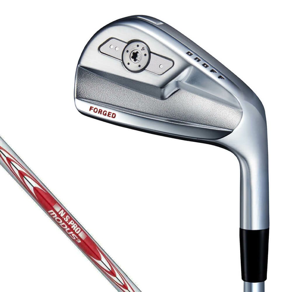 ONOFF オノフ　KURO FORGED IRON 黒 フォージドアイアン 2026年モデル 5本セット（＃6～9、PW）　N.S.PRO MODUS3 TOUR 110 スチールシャフト 詳細1