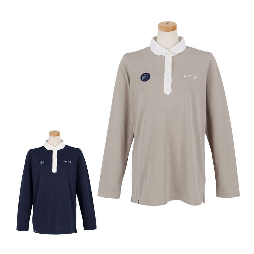 ピン PING　レディース 長袖 ポロシャツ 622-4261900　2024年モデル