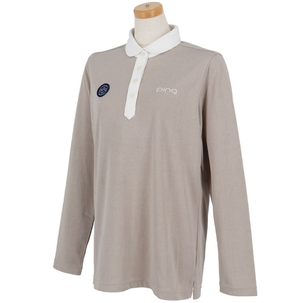 ピン PING　レディース 長袖 ポロシャツ 622-4261900　2024年モデル 詳細1 詳細4