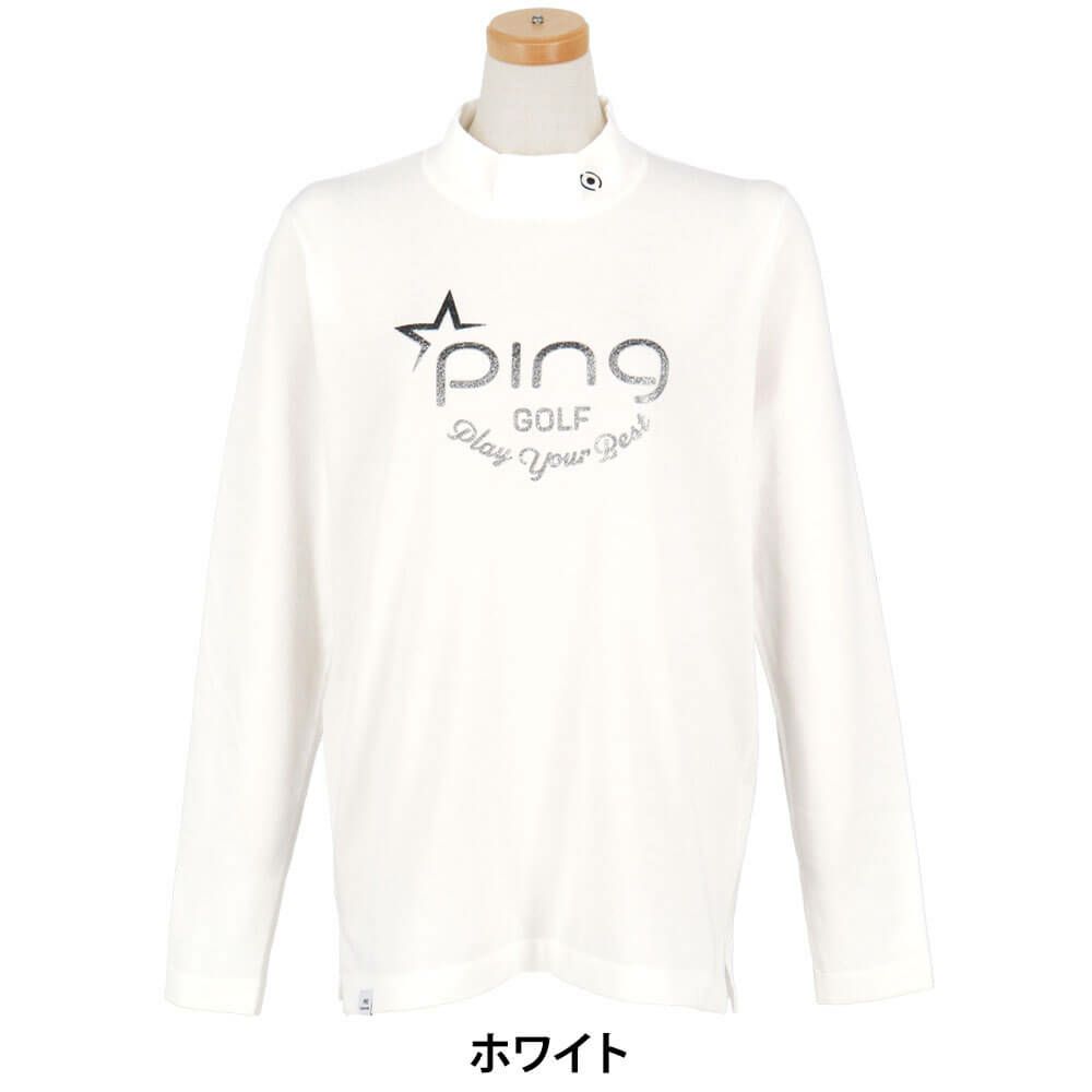 ピン PING　レディース 長袖 ハイネックシャツ 622-4275002　2024年モデル 詳細1 詳細2