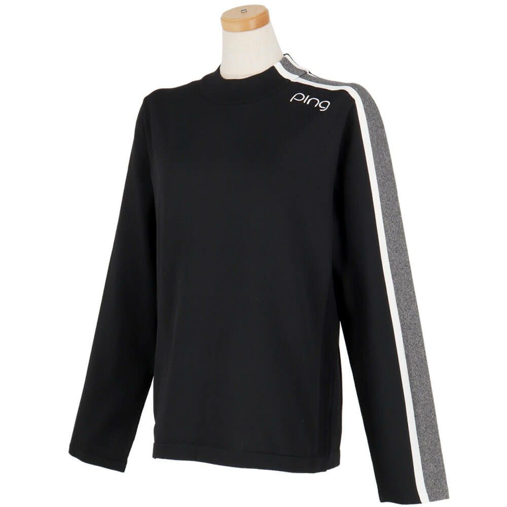 ピン PING　レディース 長袖 ハイネック セーター 622-4275902　2024年モデル ブラック 詳細3