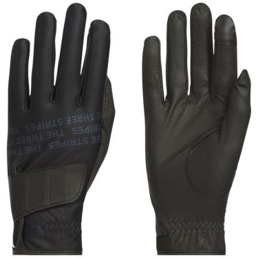 アディダス adidas　PALMWRAP WARM パームラップ ウォーム ペア 両手用 メンズ ゴルフグローブ JUT48 JM6722 ブラック　2025年モデル ブラック