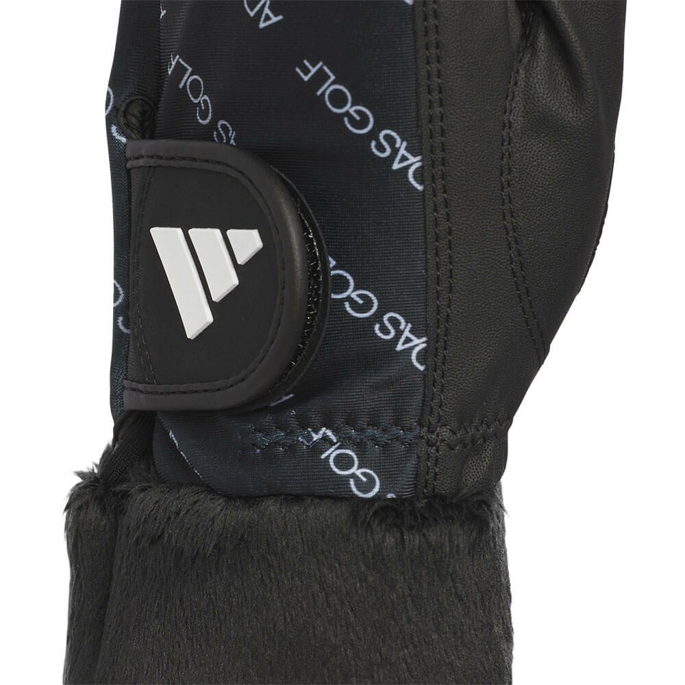 アディダス adidas　W WARM COMFORT ウォーム コンフォート ペア 両手用 レディース ゴルフグローブ JUT47 JM6724 ブラック　2025年モデル ブラック 詳細2