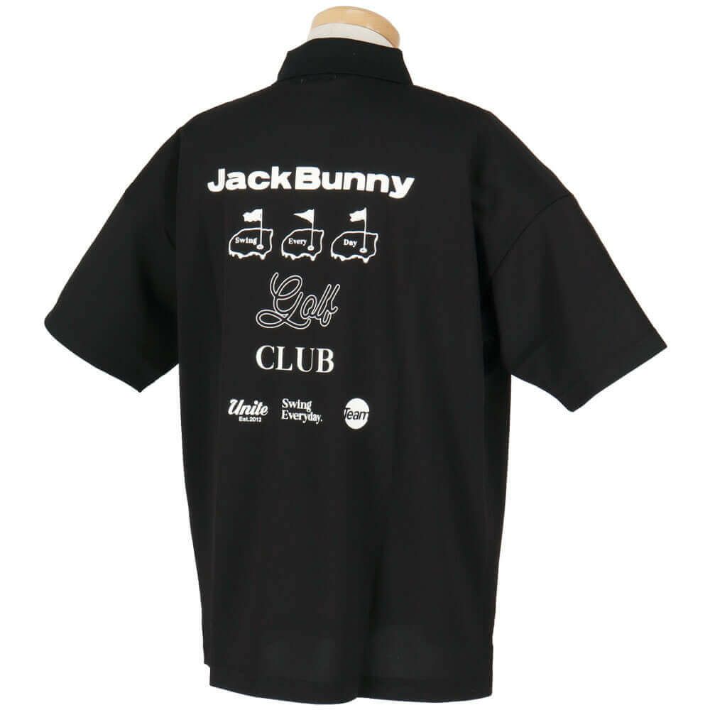 ジャックバニー Jack Bunny!!　メンズ ロゴデザイン 半袖 ポロシャツ 262-5260725　2025年モデル 詳細1 詳細3