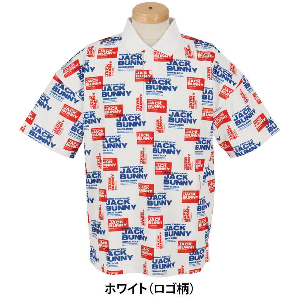ジャックバニー Jack Bunny!!　メンズ ロゴデザイン 半袖 ポロシャツ 262-5260725　2025年モデル 詳細1 詳細7