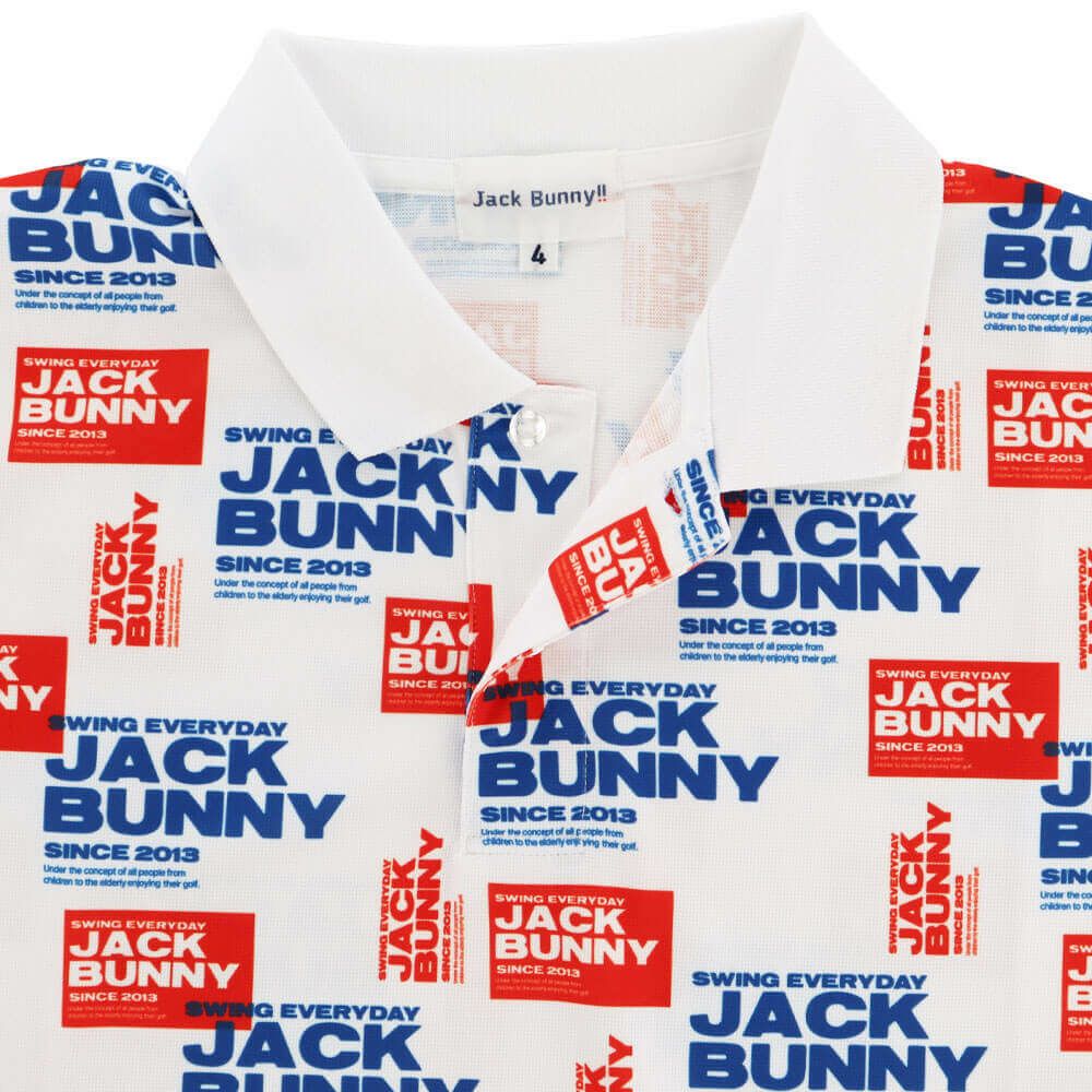 ジャックバニー Jack Bunny!!　メンズ ロゴデザイン 半袖 ポロシャツ 262-5260725　2025年モデル 詳細1 詳細10