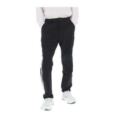 ジャックバニー Jack Bunny!!　メンズ ロゴテープ ツイル ロングパンツ 262-5231805　2025年モデル ブラック