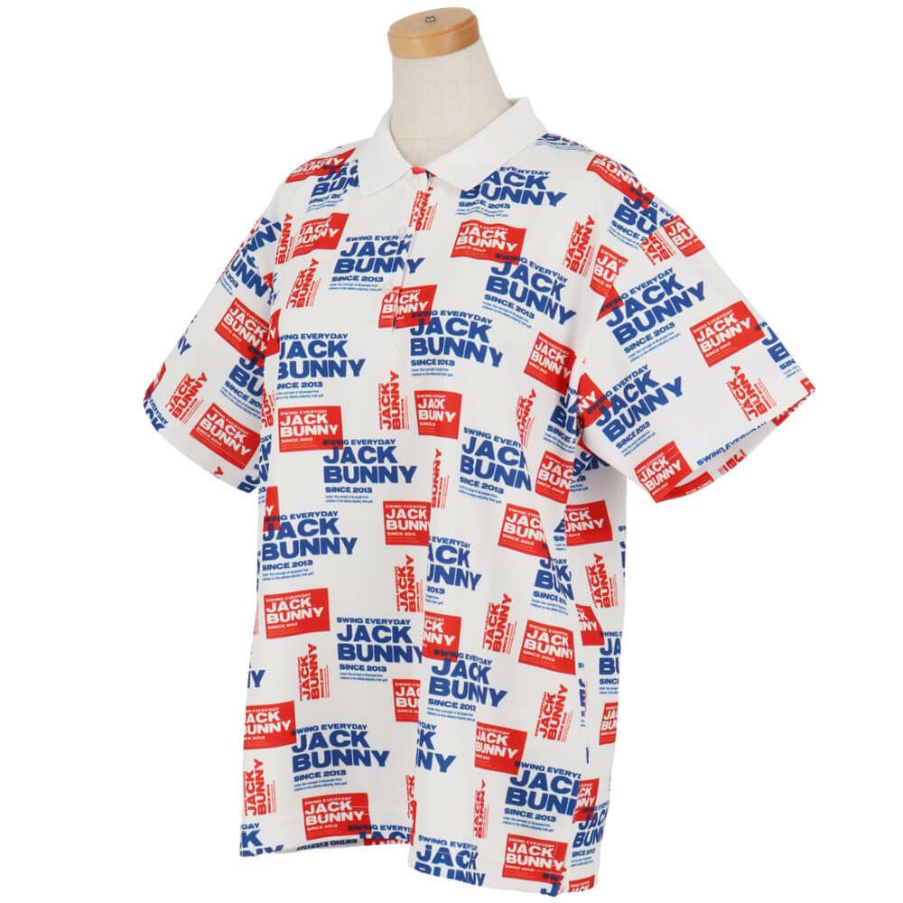ジャックバニー Jack Bunny!!　レディース ロゴデザイン 半袖 ポロシャツ 263-5260726　2025年モデル 詳細1 詳細9