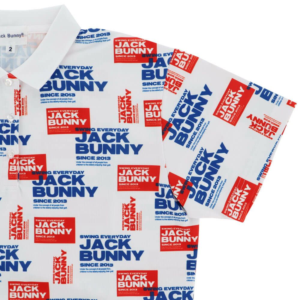 ジャックバニー Jack Bunny!!　レディース ロゴデザイン 半袖 ポロシャツ 263-5260726　2025年モデル 詳細1 詳細11