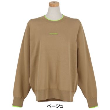 ジャックバニー Jack Bunny!!　レディース 生地切替 ロゴ刺繍 長袖 クルーネック ニット セーター 263-5270836　2025年モデル 詳細1 詳細8