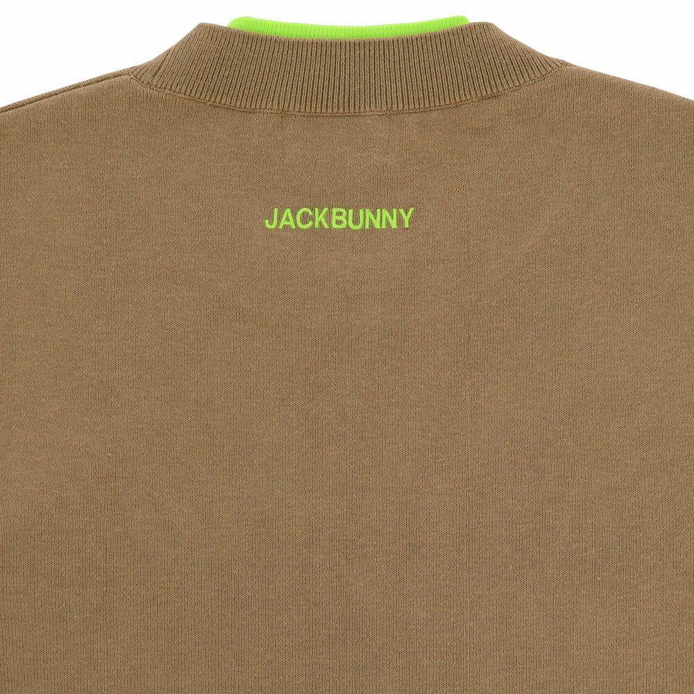 ジャックバニー Jack Bunny!!　レディース 生地切替 ロゴ刺繍 長袖 クルーネック ニット セーター 263-5270836　2025年モデル 詳細1 詳細12