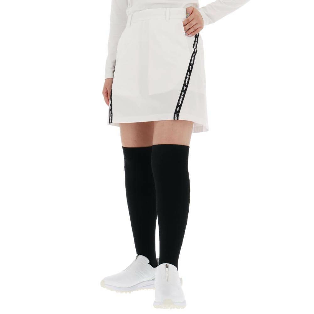 ジャックバニー Jack Bunny!!　レディース 配色テープ ツイル インナーパンツ一体型 スカート 263-5234808　2025年モデル ホワイト 詳細3