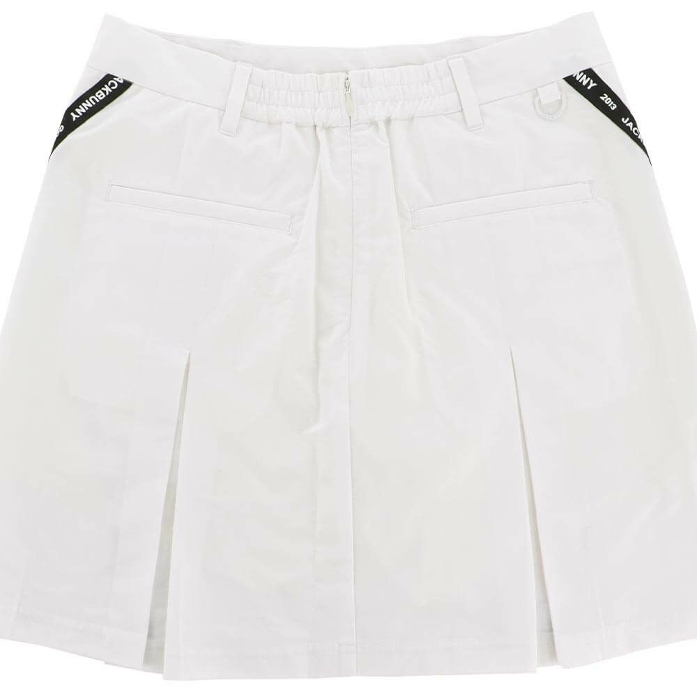 ジャックバニー Jack Bunny!!　レディース 配色テープ ツイル インナーパンツ一体型 スカート 263-5234808　2025年モデル ホワイト 詳細5