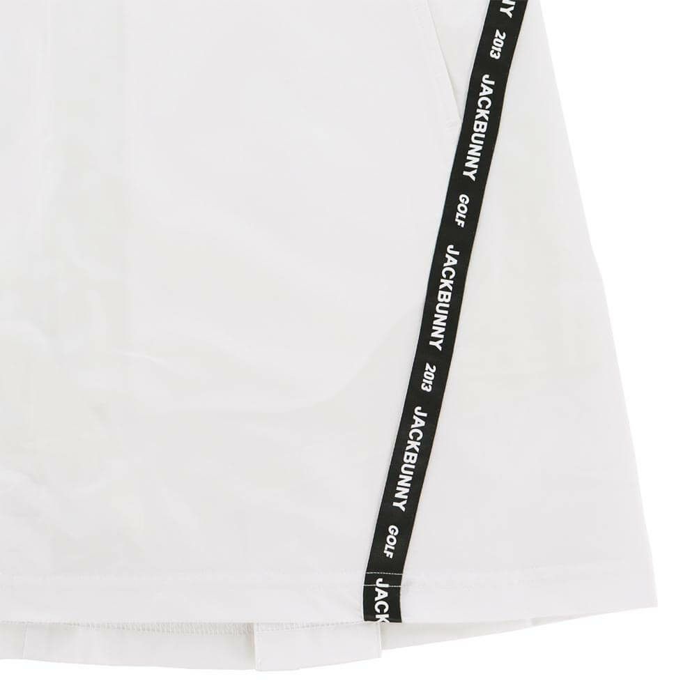 ジャックバニー Jack Bunny!!　レディース 配色テープ ツイル インナーパンツ一体型 スカート 263-5234808　2025年モデル ホワイト 詳細7