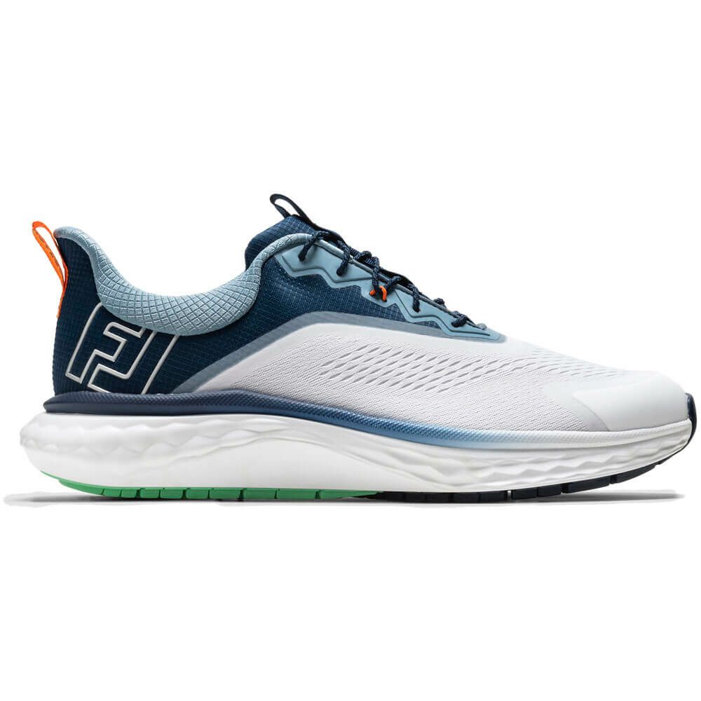 フットジョイ　クオンタム レース 2025年モデル メンズ スパイクレス ゴルフシューズ 57041 ホワイト/ネイビー/グリーン ホワイト/ネイビー/グリーン（57041） 詳細3