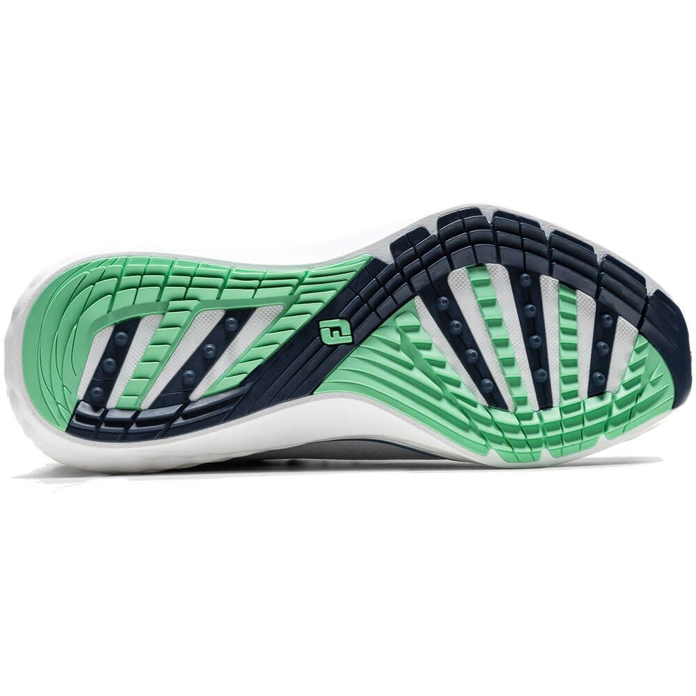 フットジョイ　クオンタム レース 2025年モデル メンズ スパイクレス ゴルフシューズ 57041 ホワイト/ネイビー/グリーン ホワイト/ネイビー/グリーン（57041） 詳細5