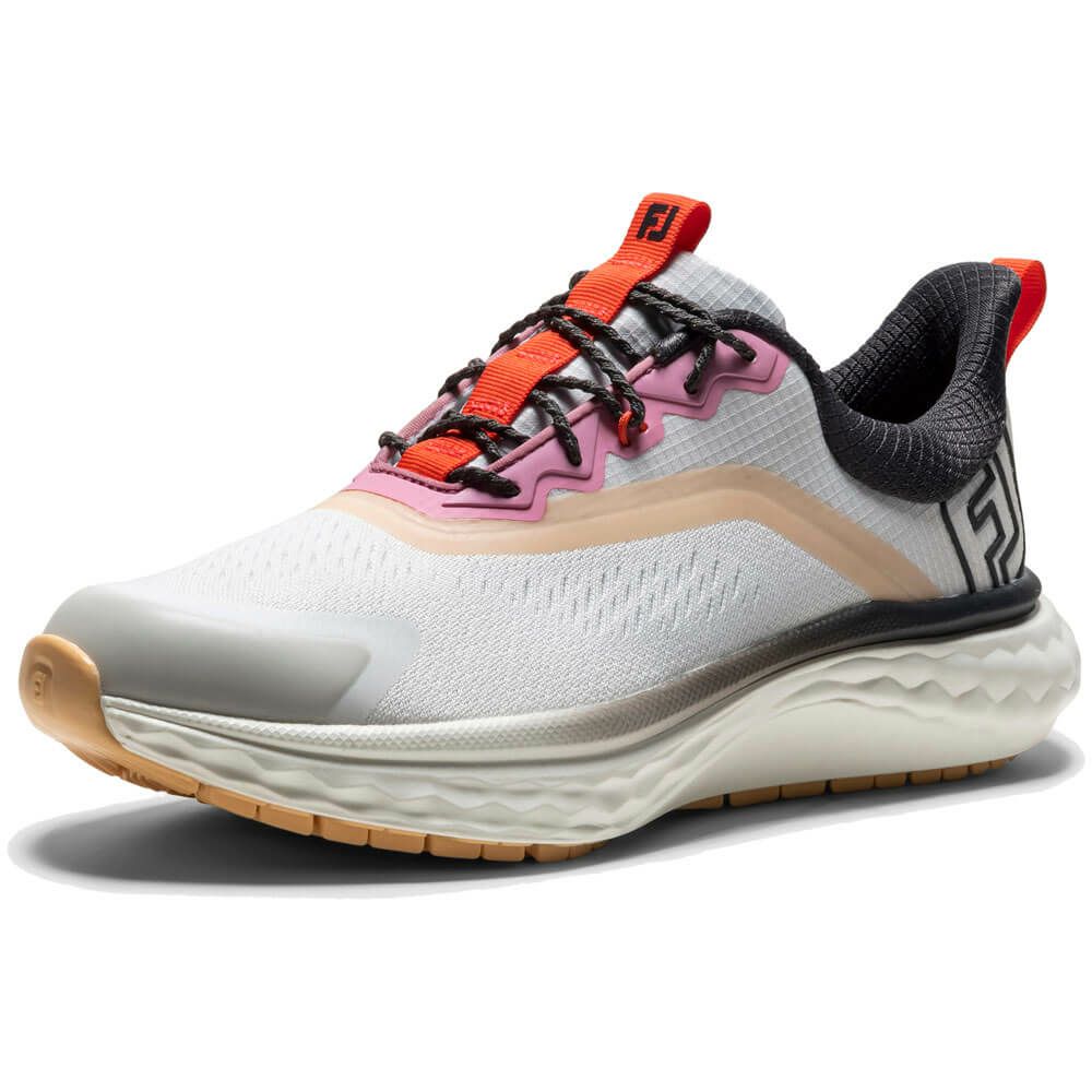 フットジョイ　クオンタム レース 2025年モデル レディース スパイクレス ゴルフシューズ 97828 クリーム/ピンク クリーム/ピンク（97828） 詳細2