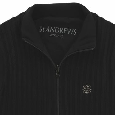 セントアンドリュース St ANDREWS　メンズ ケーブル リバーシブル ニット ベスト 042-4273801　2024年モデル 詳細4
