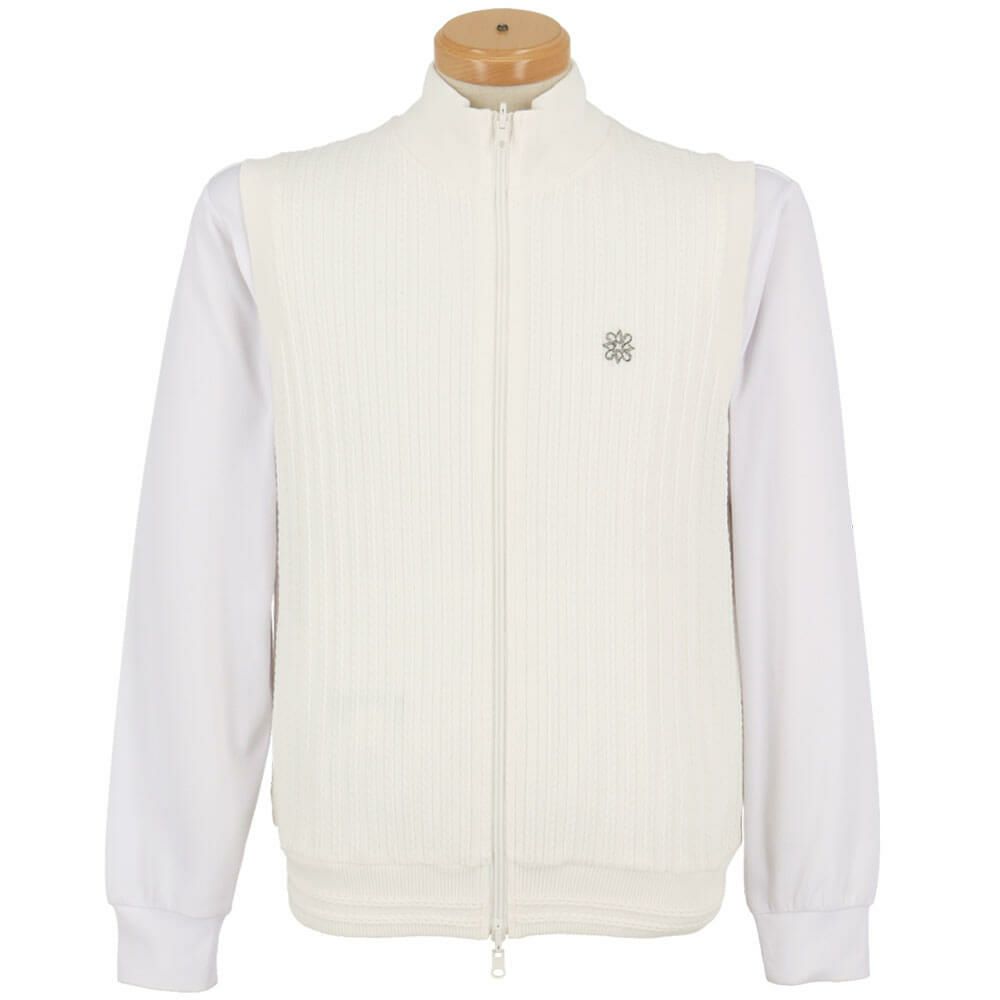 セントアンドリュース St ANDREWS　メンズ ケーブル リバーシブル ニット ベスト 042-4273801　2024年モデル 詳細7