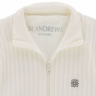 セントアンドリュース St ANDREWS　メンズ ケーブル リバーシブル ニット ベスト 042-4273801　2024年モデル 詳細10