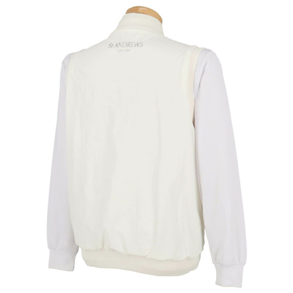 セントアンドリュース St ANDREWS　メンズ ケーブル リバーシブル ニット ベスト 042-4273801　2024年モデル 詳細14