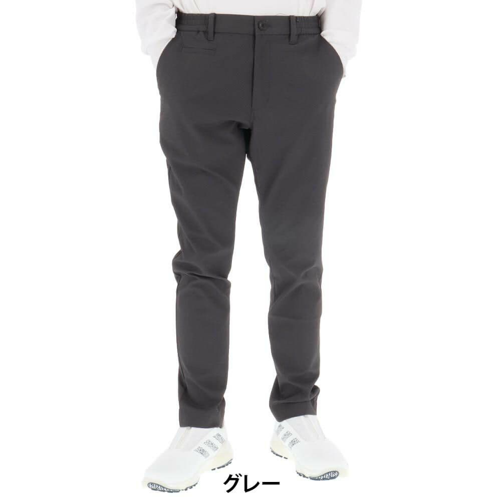 セントアンドリュース St ANDREWS　メンズ サッカー生地 ストレッチ ロングパンツ 042-4231951　2024年モデル グレー