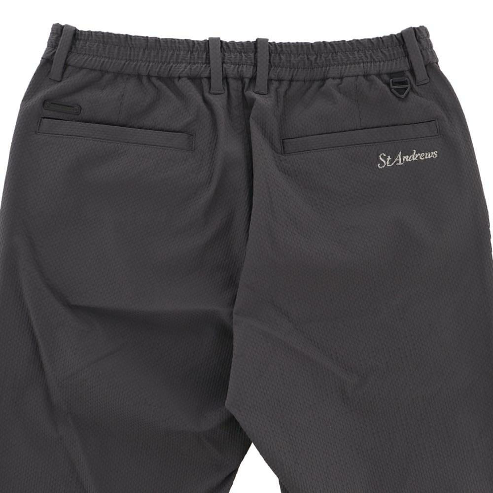 セントアンドリュース St ANDREWS　メンズ サッカー生地 ストレッチ ロングパンツ 042-4231951　2024年モデル 詳細5