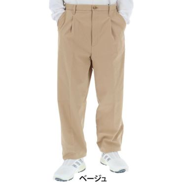 セントアンドリュース St ANDREWS　メンズ ドビー生地 ストレッチ ワイド ロングパンツ 042-4231953　2024年モデル ベージュ