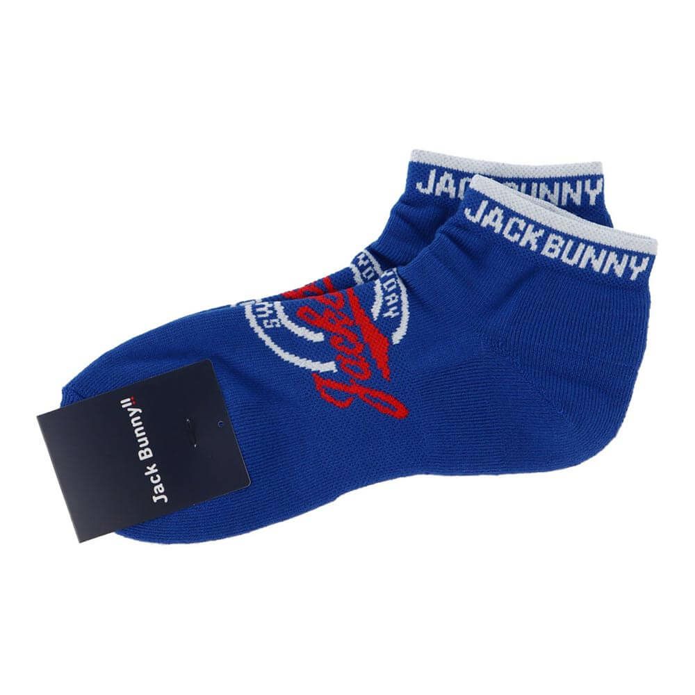 ジャックバニー Jack Bunny!!　メンズ L字 アンクルソックス 262-5286701 110 ブルー　2025年モデル ブルー