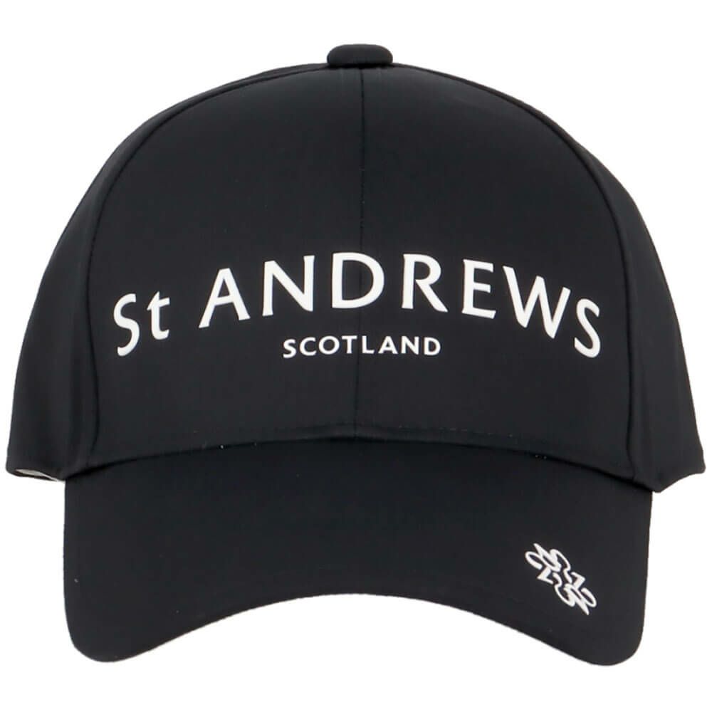 セントアンドリュース St ANDREWS　ツイル ロゴ キャップ 042-5287853 010 ブラック　2025年モデル ブラック 詳細2