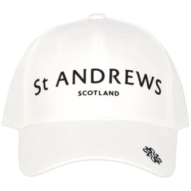 セントアンドリュース St ANDREWS　ツイル ロゴ キャップ 042-5287853 030 ホワイト　2025年モデル ホワイト 詳細2