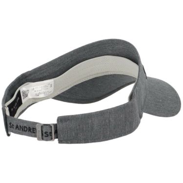 セントアンドリュース St ANDREWS　ツイル ロゴ バイザー 042-5287854 020 グレー　2025年モデル グレー 詳細1