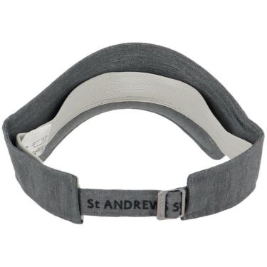 セントアンドリュース St ANDREWS　ツイル ロゴ バイザー 042-5287854 020 グレー　2025年モデル グレー 詳細3