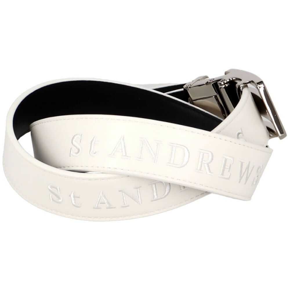 セントアンドリュース St ANDREWS　スライドバックル ベルト 042-5982851 030 ホワイト　2025年モデル ホワイト 詳細1