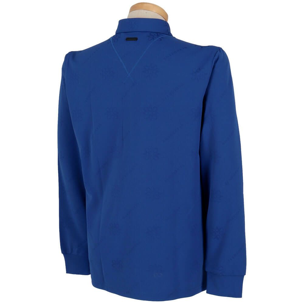 セントアンドリュース St ANDREWS　メンズ ロゴケルトジャガード無地 長袖 ボタンダウン ポロシャツ 042-5261951　2025年モデル 詳細8