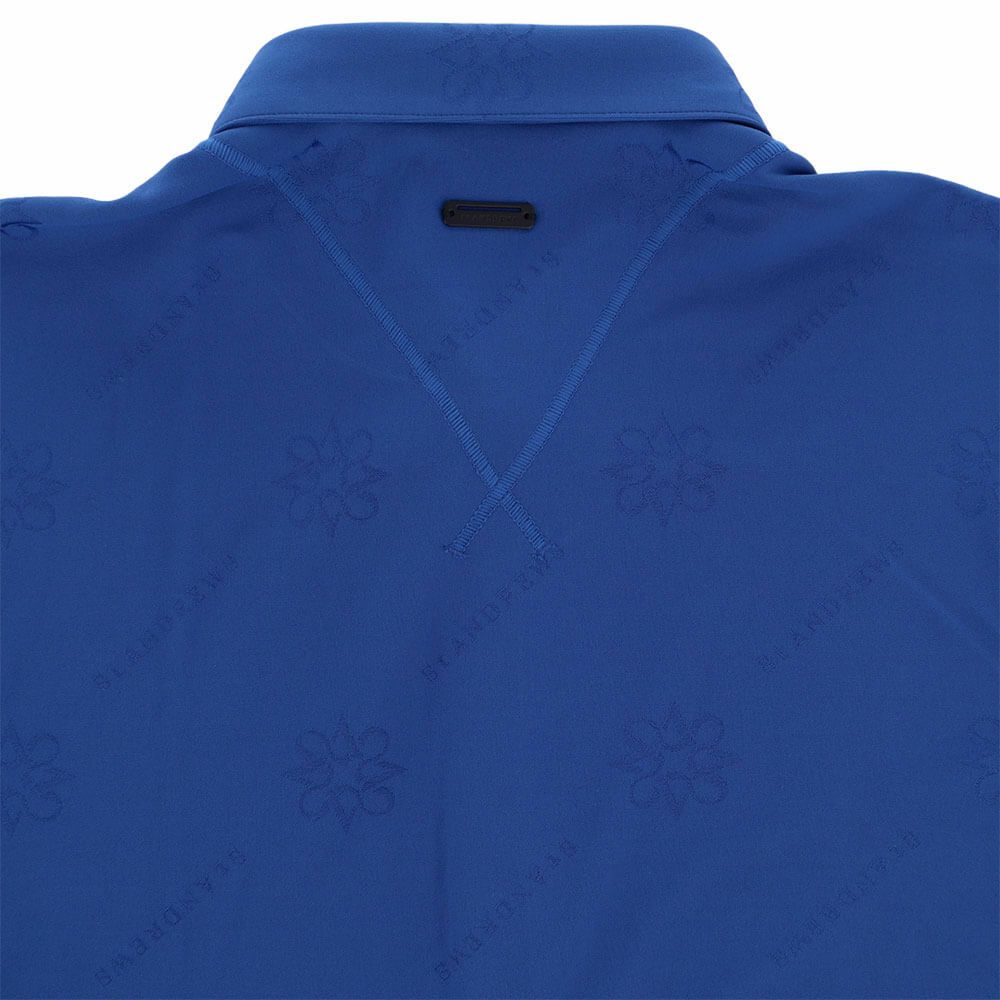 セントアンドリュース St ANDREWS　メンズ ロゴケルトジャガード無地 長袖 ボタンダウン ポロシャツ 042-5261951　2025年モデル 詳細12