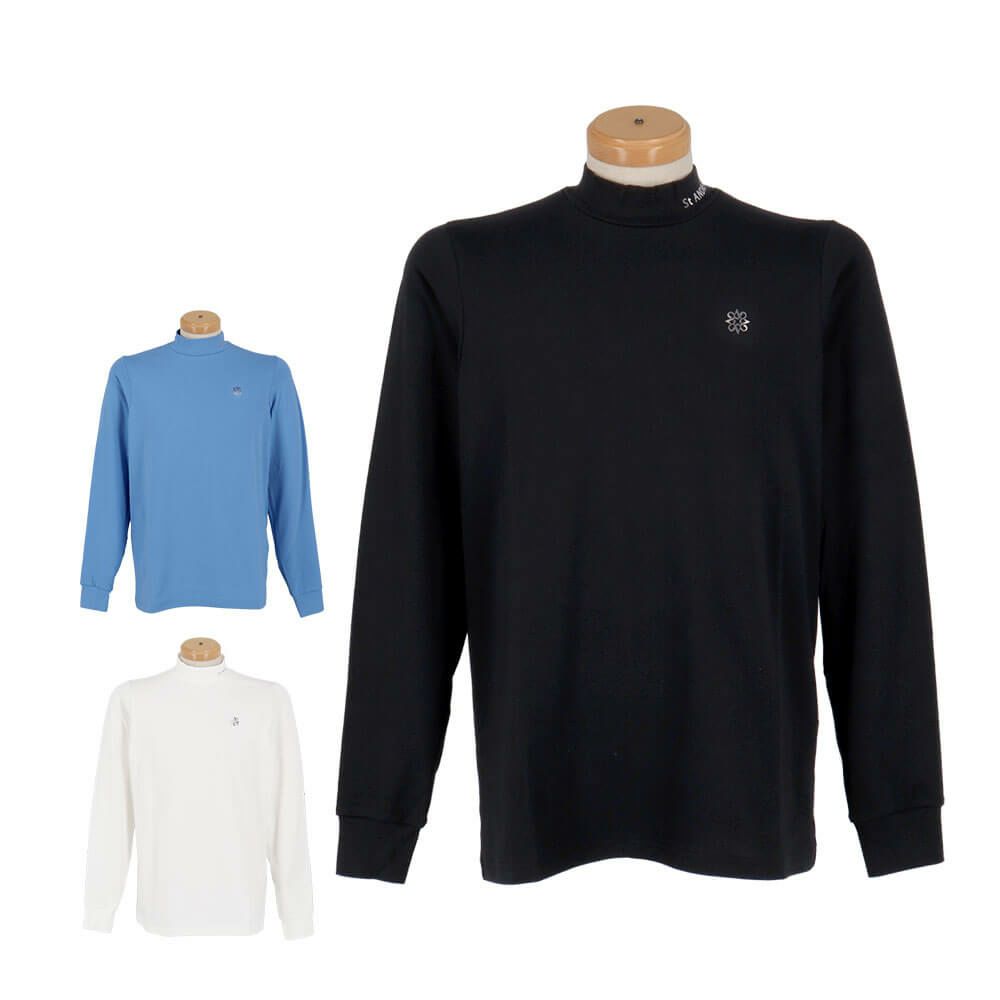 セントアンドリュース St ANDREWS　メンズ ベア天竺 長袖 ハイネック シャツ 042-5266951　2025年モデル 詳細1