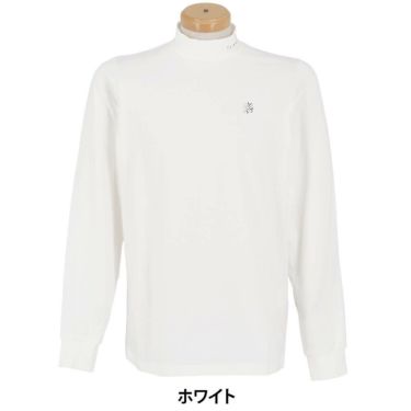 セントアンドリュース St ANDREWS　メンズ ベア天竺 長袖 ハイネック シャツ 042-5266951　2025年モデル ホワイト