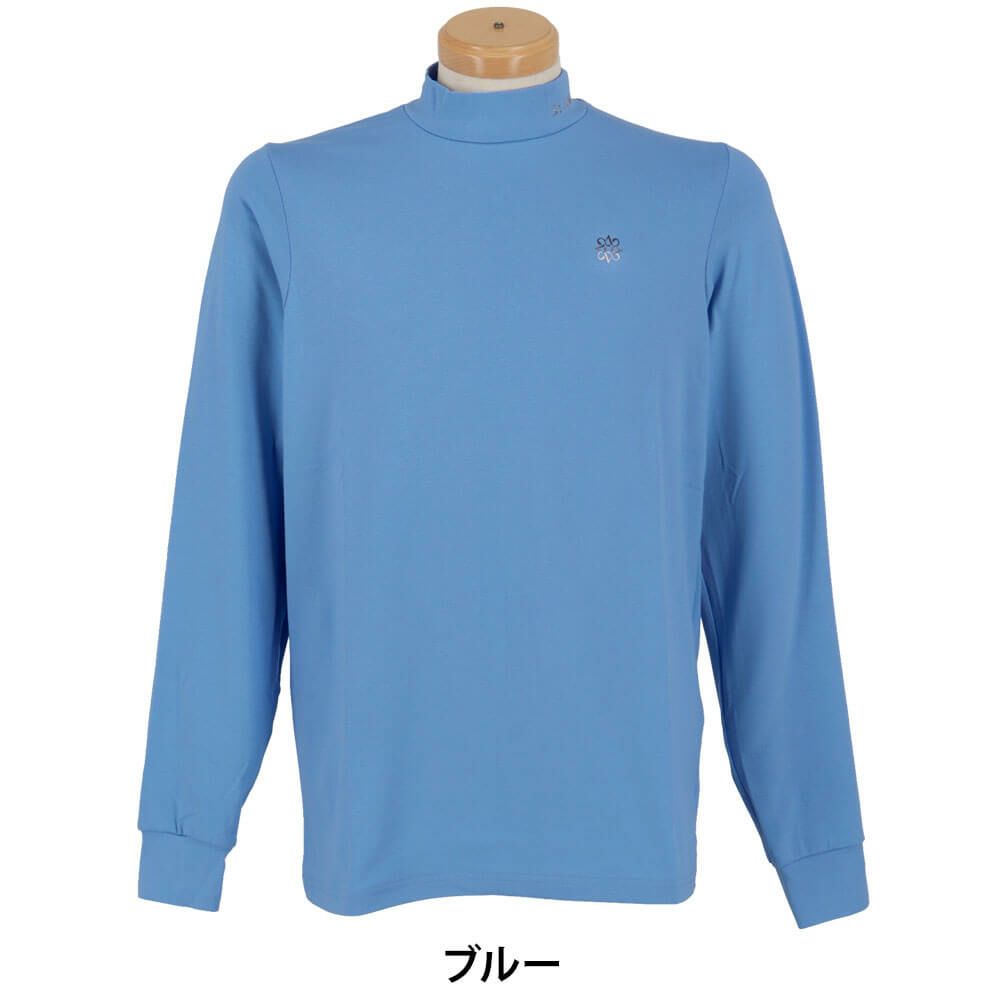 セントアンドリュース St ANDREWS　メンズ ベア天竺 長袖 ハイネック シャツ 042-5266951　2025年モデル ブルー
