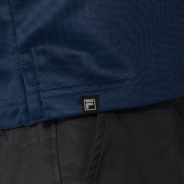 フィラ FILA　メンズ ロゴプリント 裏起毛 長袖 ポロシャツ 784-508　2024年モデル 詳細6