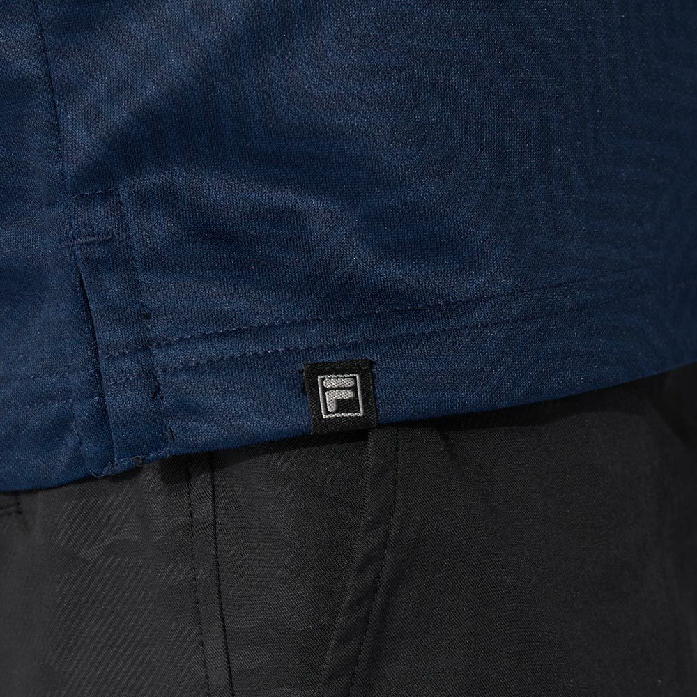 フィラ FILA　メンズ ロゴプリント 裏起毛 長袖 ポロシャツ 784-508　2024年モデル 詳細6