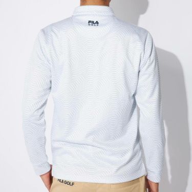 フィラ FILA　メンズ ロゴプリント 裏起毛 長袖 ポロシャツ 784-508　2024年モデル 詳細8