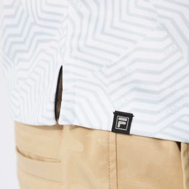 フィラ FILA　メンズ ロゴプリント 裏起毛 長袖 ポロシャツ 784-508　2024年モデル 詳細12