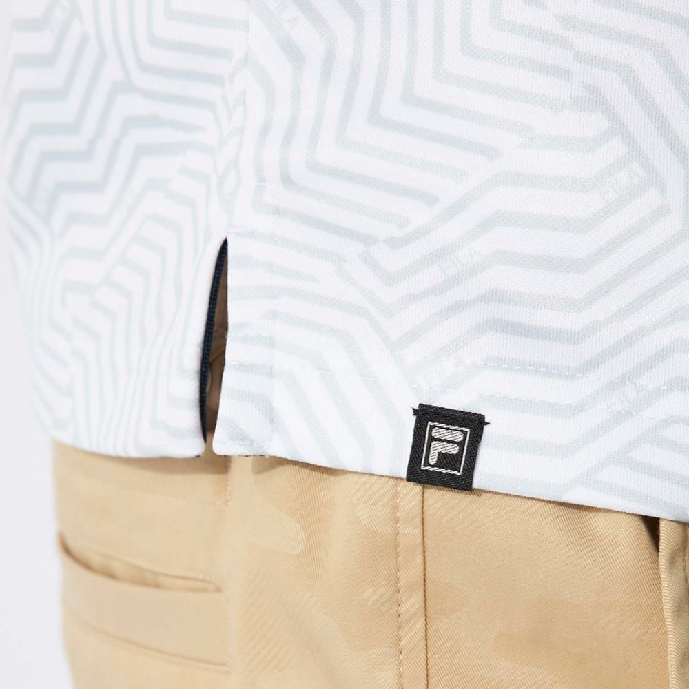 フィラ FILA　メンズ ロゴプリント 裏起毛 長袖 ポロシャツ 784-508　2024年モデル 詳細12